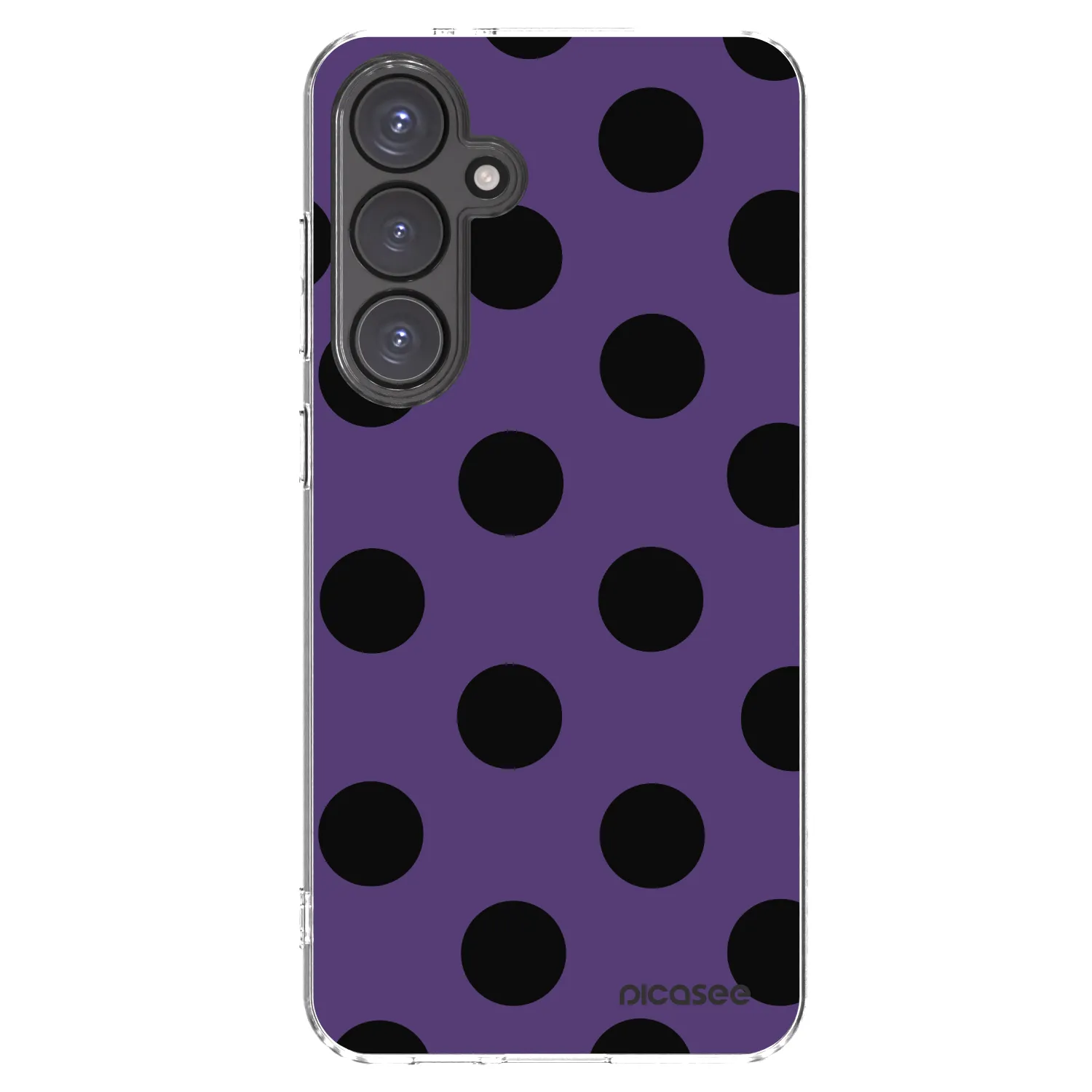 Picasee silikónový prehľadný obal pre Samsung Galaxy S24 FE S721B - Big flickers 2