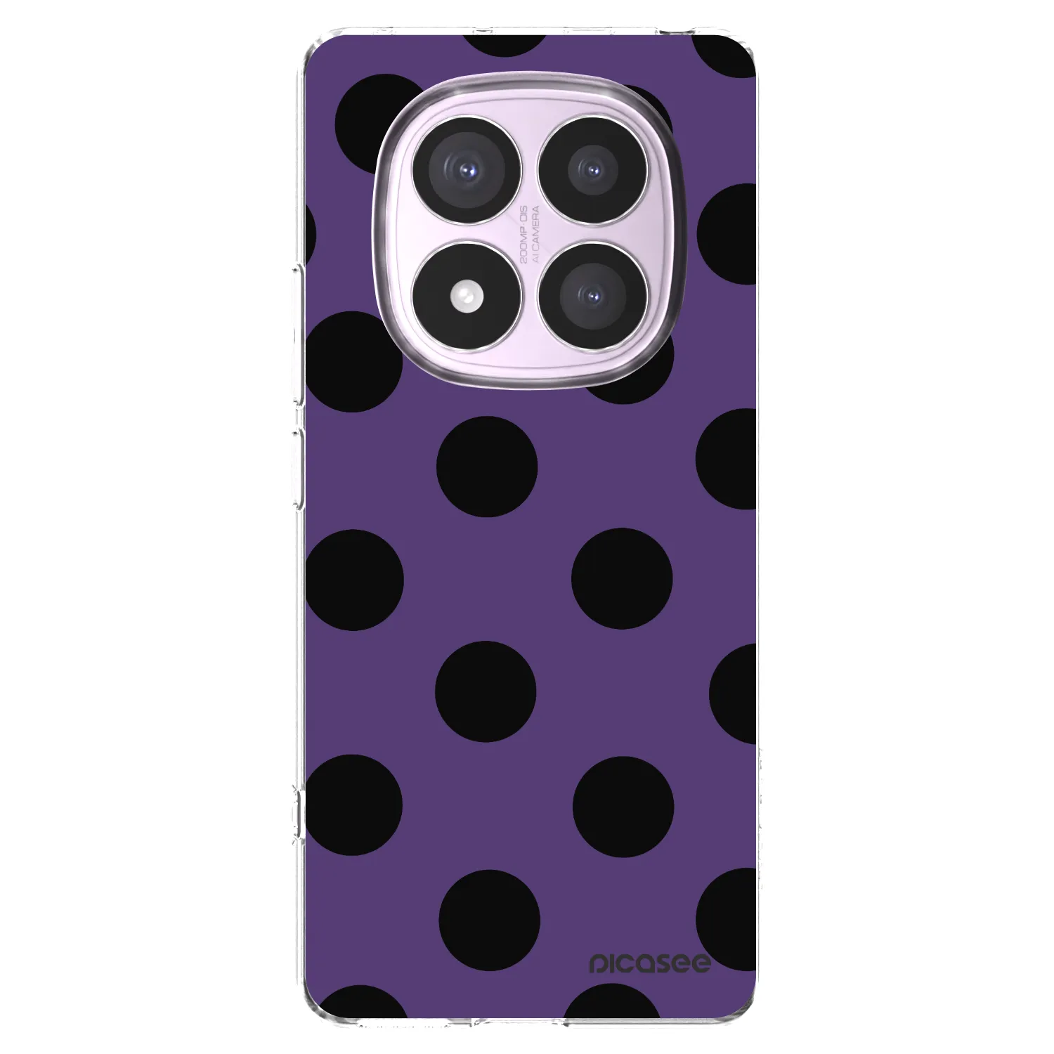 Picasee silikónový prehľadný obal pre Xiaomi Redmi Note 14 Pro 5G - Big flickers 2