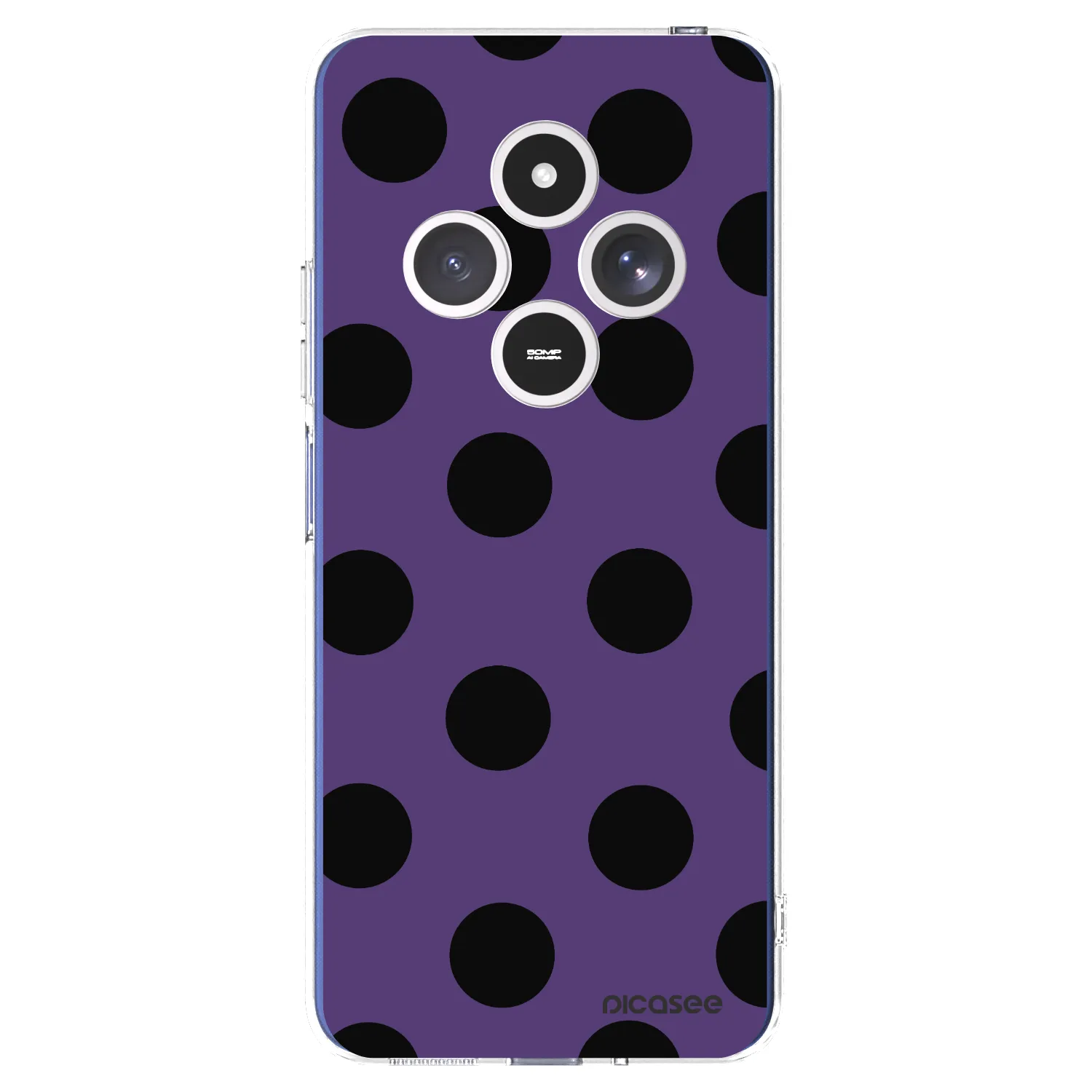 Picasee silikónový prehľadný obal pre Xiaomi Redmi 14C - Big flickers 2