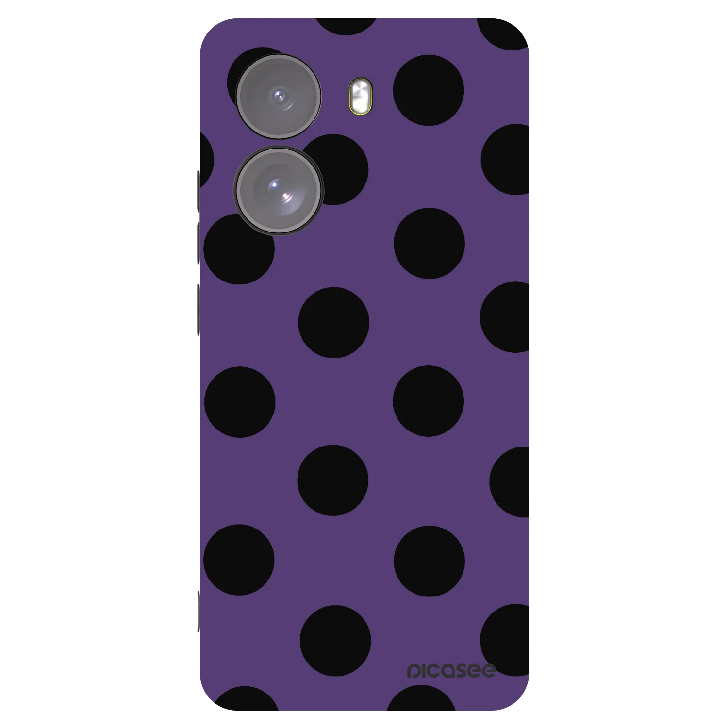 Picasee silikónový čierny obal pre Xiaomi Poco X7 - Big flickers 2