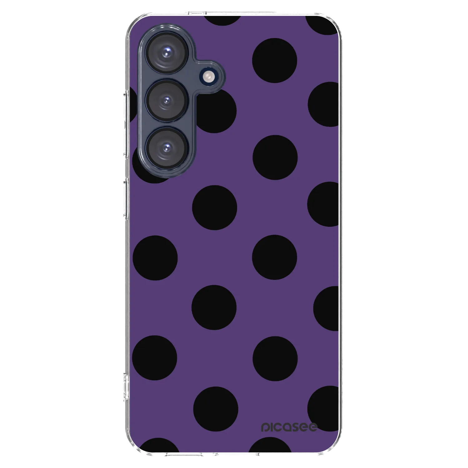 Picasee silikónový prehľadný obal pre Samsung Galaxy S25 5G - Big flickers 2