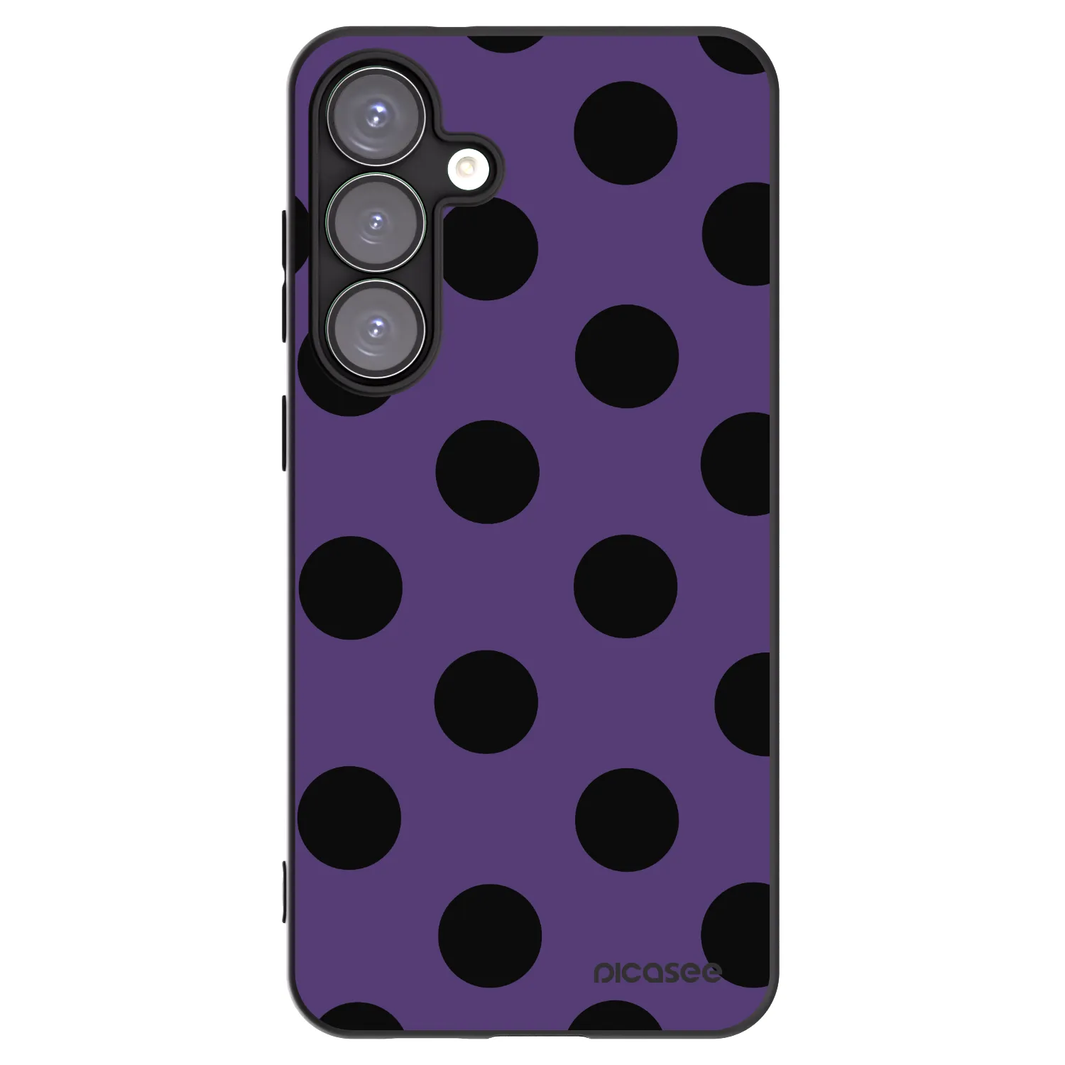 Picasee silikónový čierny obal pre Samsung Galaxy S25+ 5G - Big flickers 2