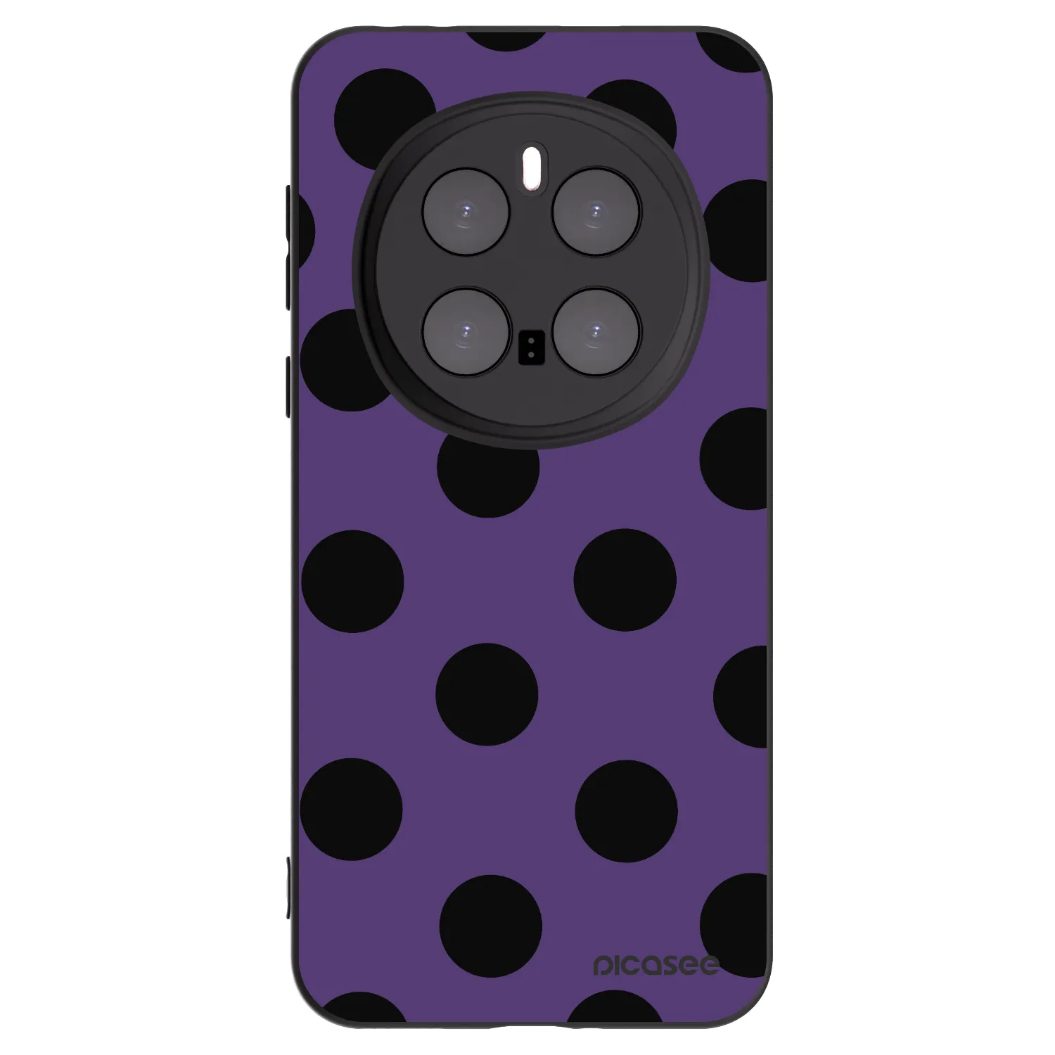 Picasee silikónový čierny obal pre Honor Magic7 Pro 5G - Big flickers 2