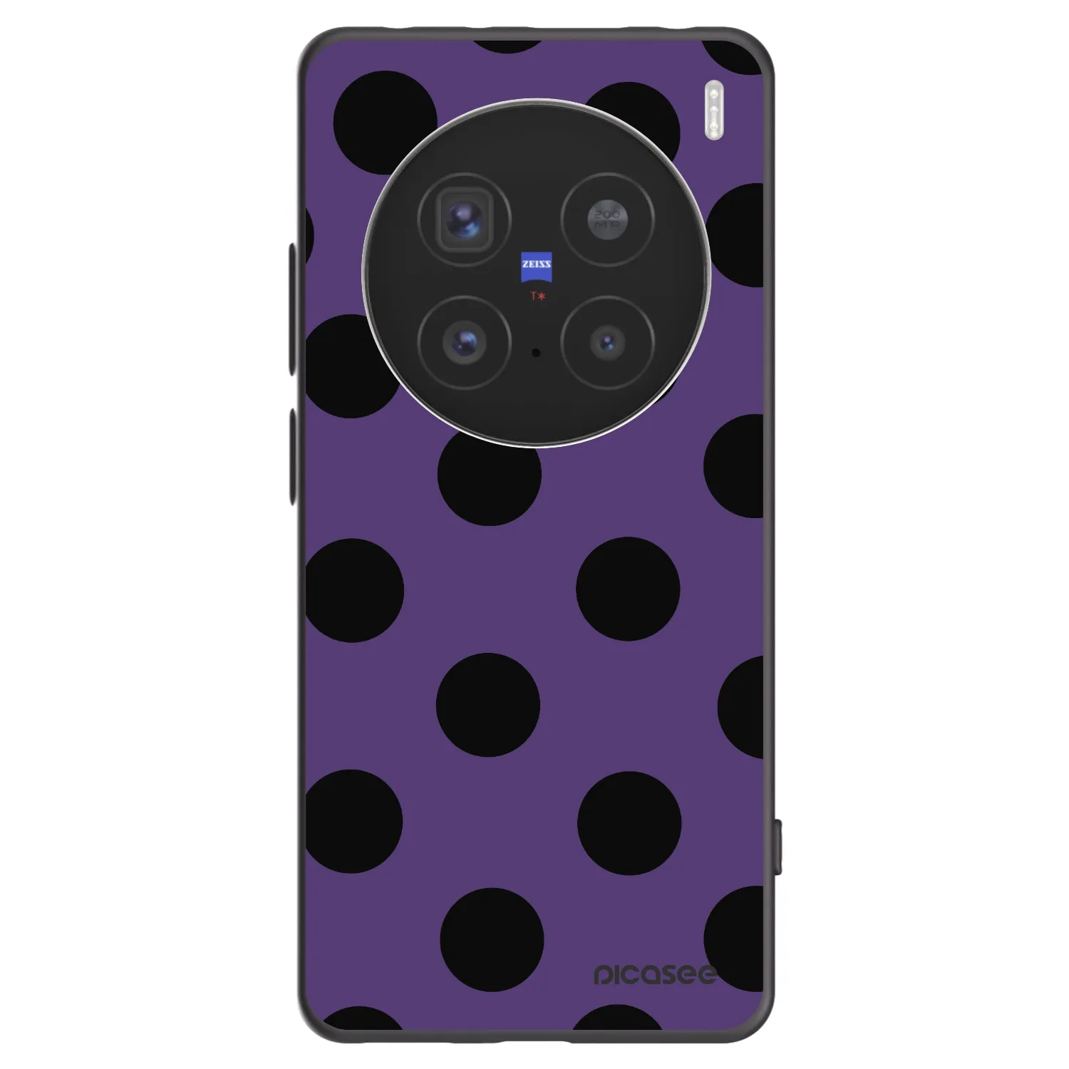 Picasee silikónový čierny obal pre Vivo X200 Pro - Big flickers 2