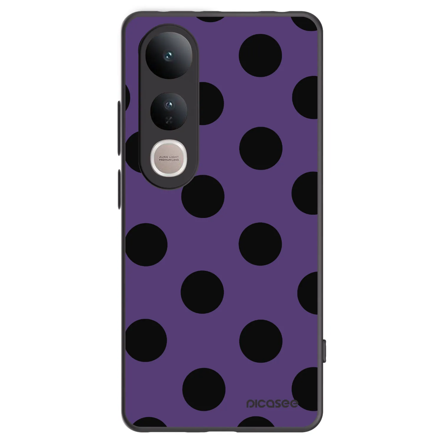 Picasee silikónový čierny obal pre Vivo V50 Lite 5G - Big flickers 2