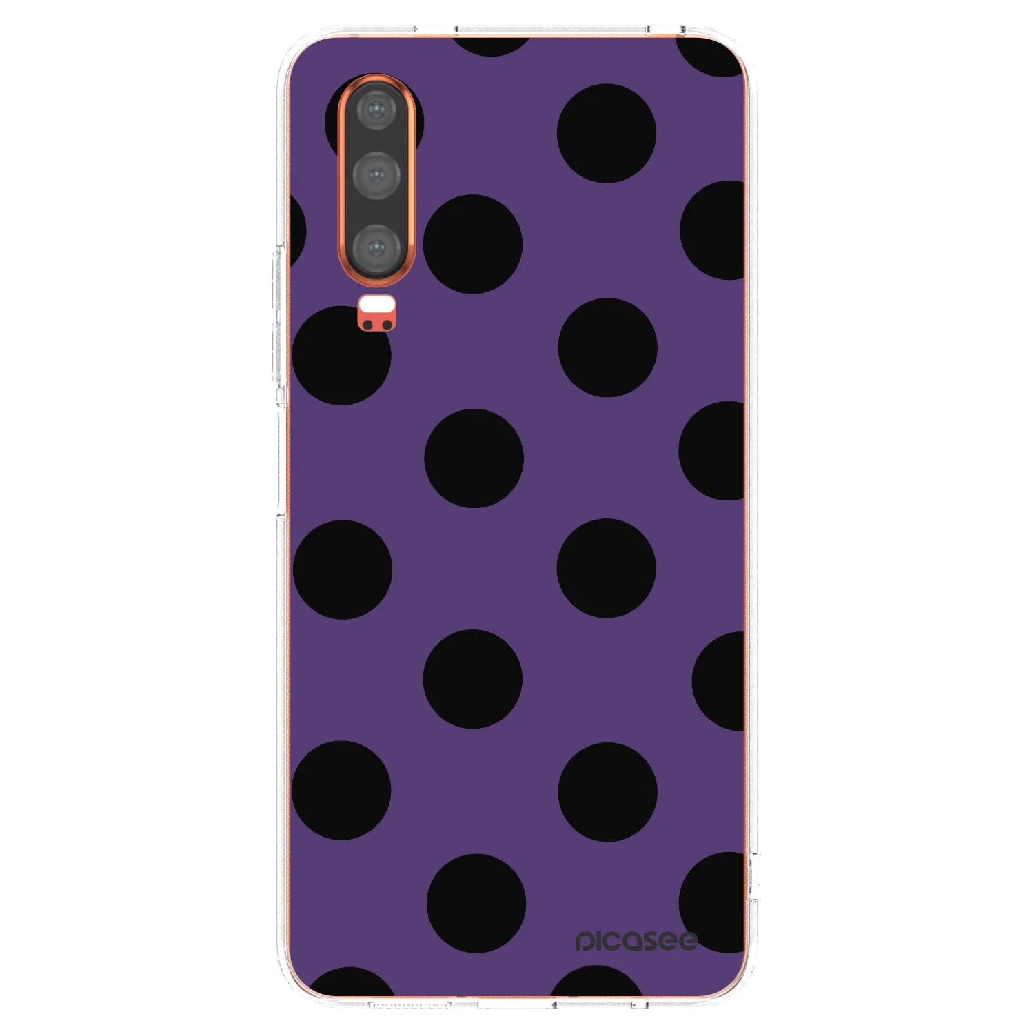 Picasee silikónový prehľadný obal pre Huawei P30 - Big flickers 2