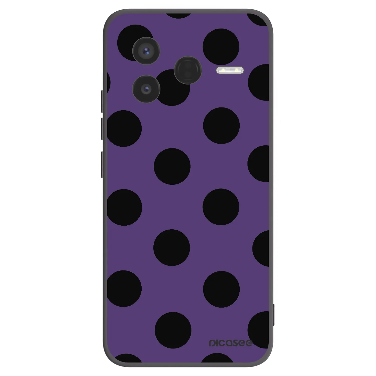 Picasee silikónový čierny obal pre Xiaomi Poco F7 Pro 5G - Big flickers 2