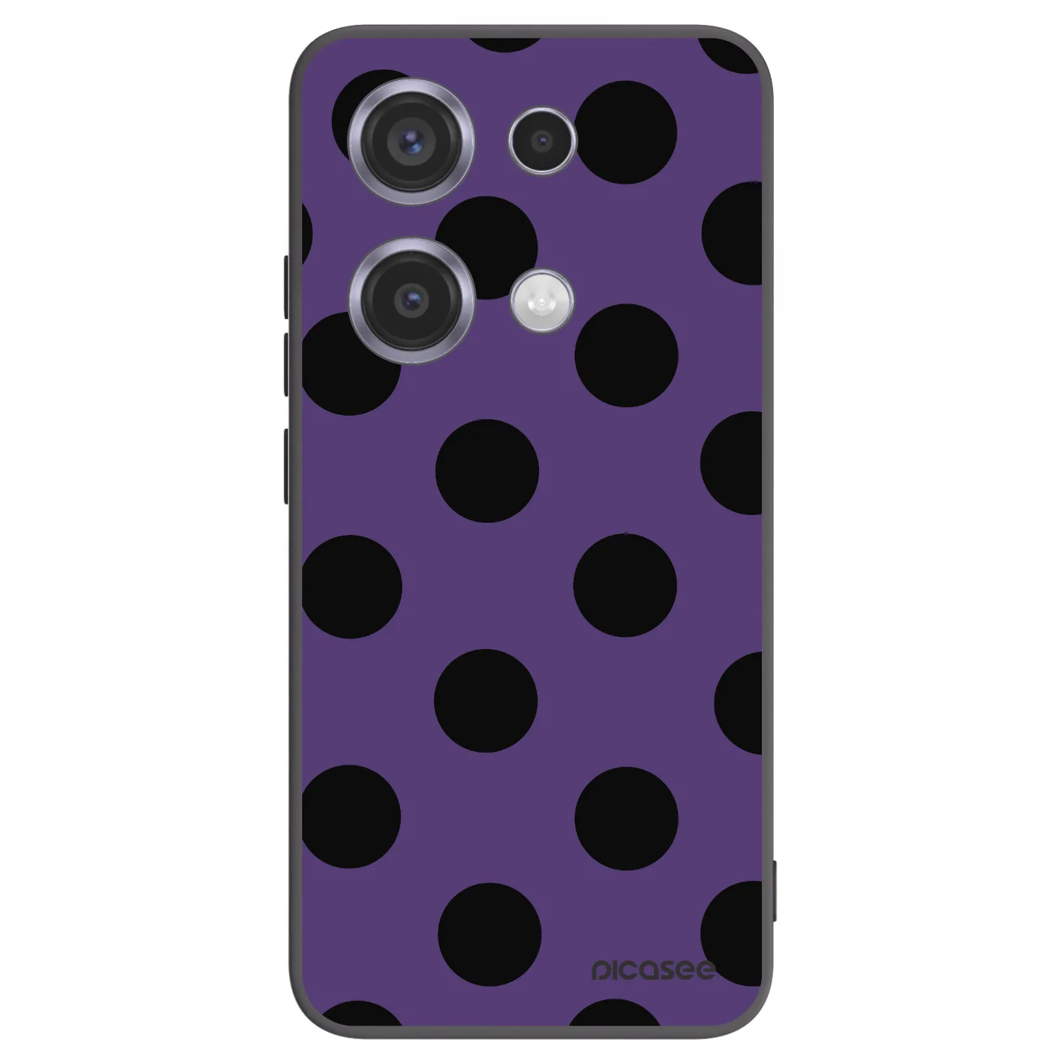 Picasee silikónový čierny obal pre Xiaomi Redmi Note 14S - Big flickers 2
