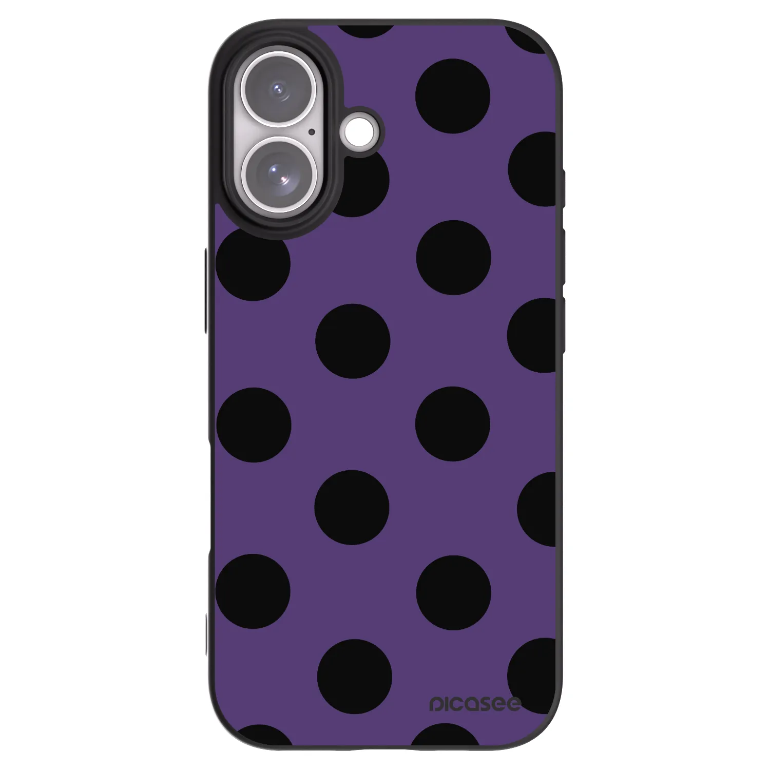 Picasee silikónový čierny obal pre Apple iPhone 17 - Big flickers 2