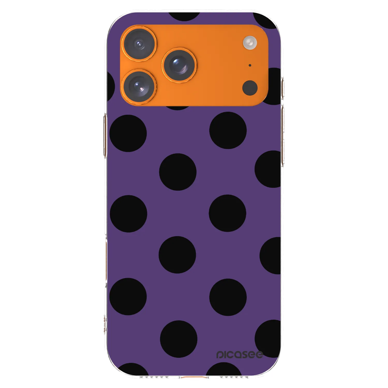 Picasee silikónový prehľadný obal pre Apple iPhone 17 Pro Max - Big flickers 2