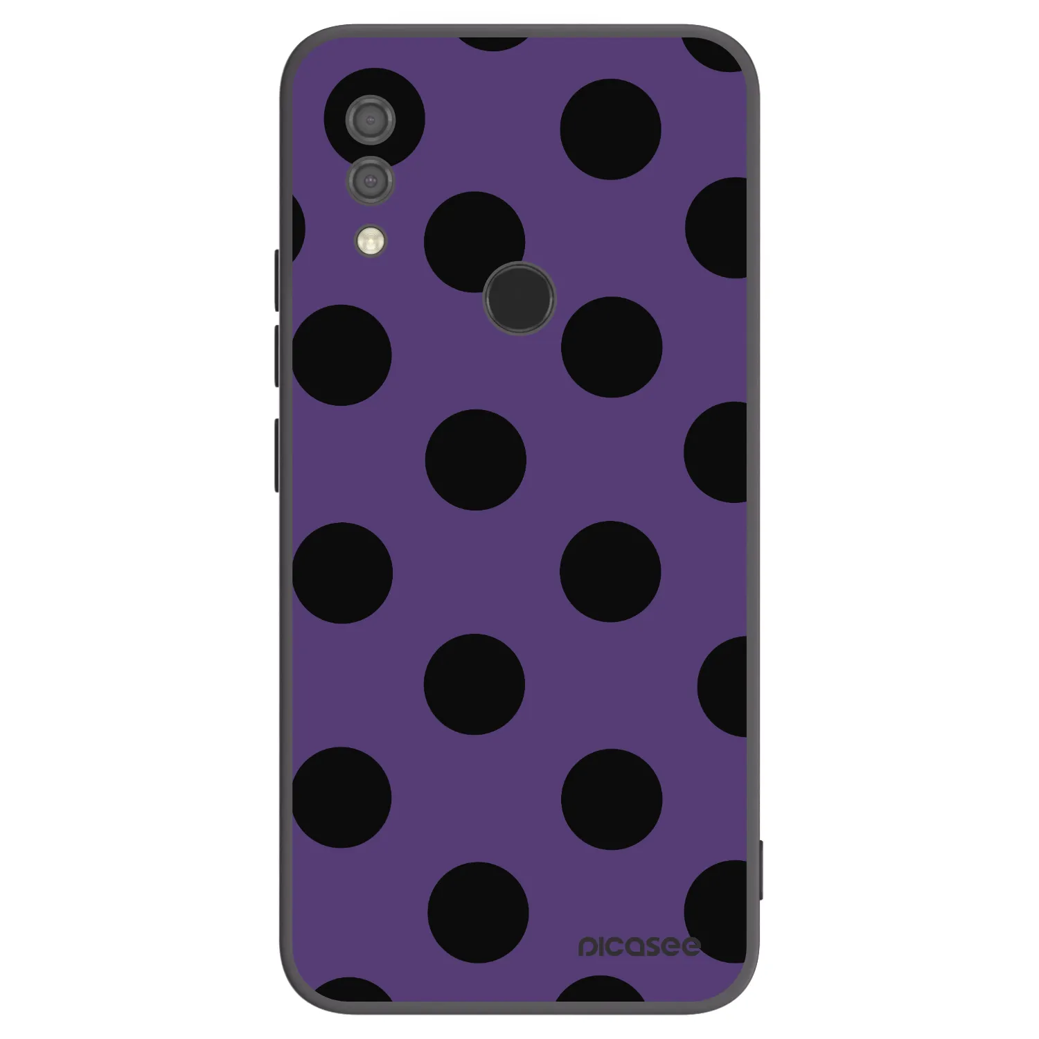 Picasee silikónový čierny obal pre Xiaomi Redmi 7 - Big flickers 2