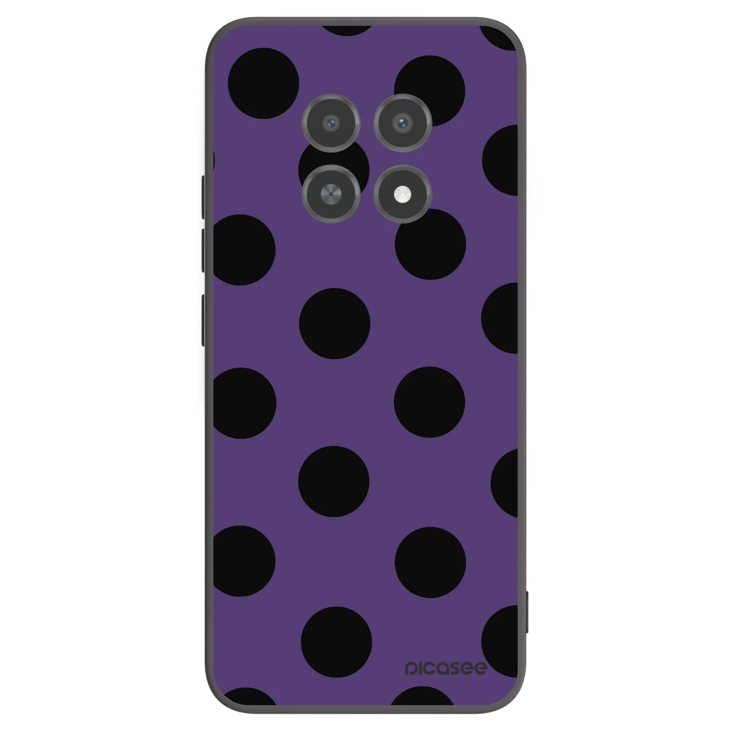 Picasee silikónový čierny obal pre Realme 12X - Big flickers 2