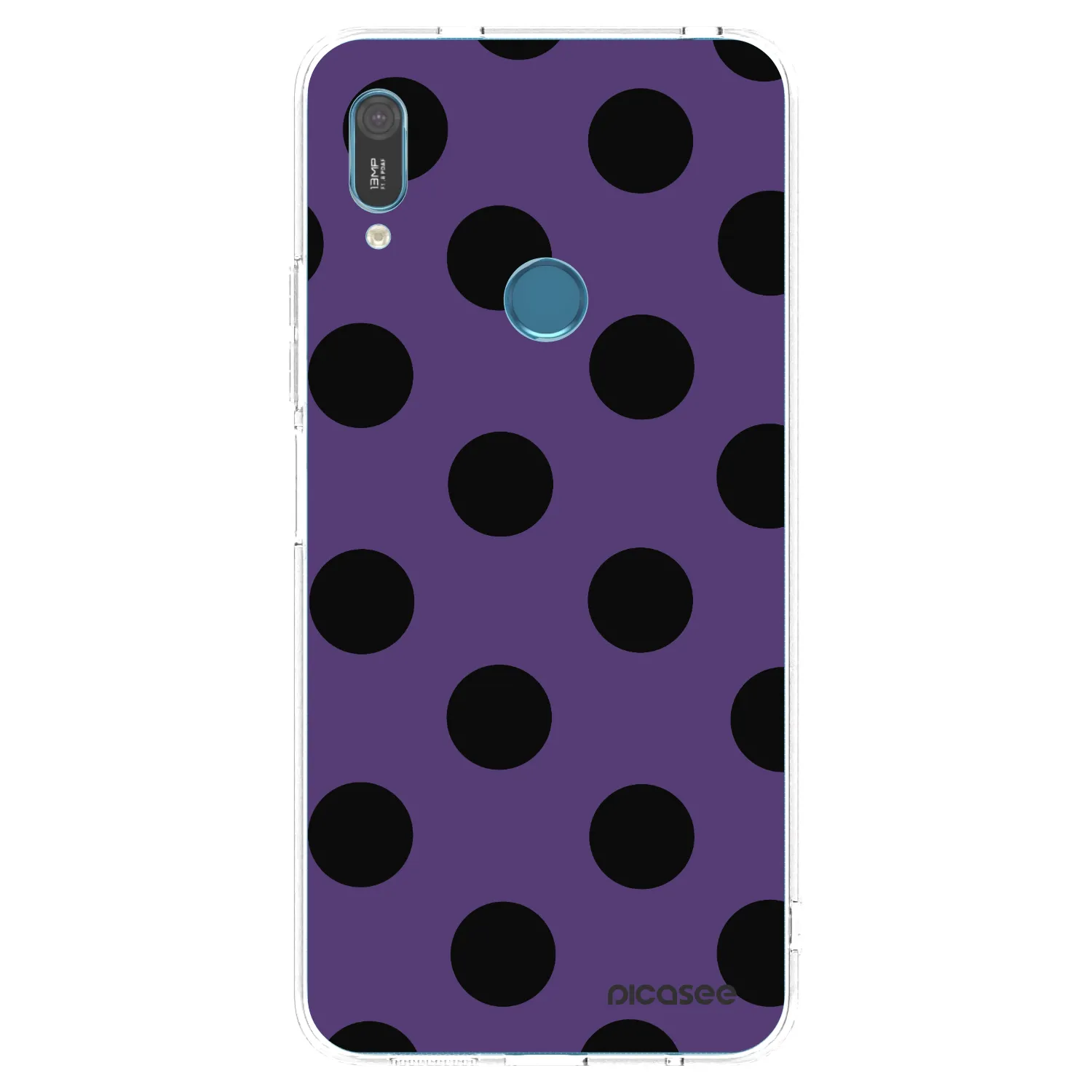 Picasee silikónový prehľadný obal pre Huawei Y6 2019 - Big flickers 2