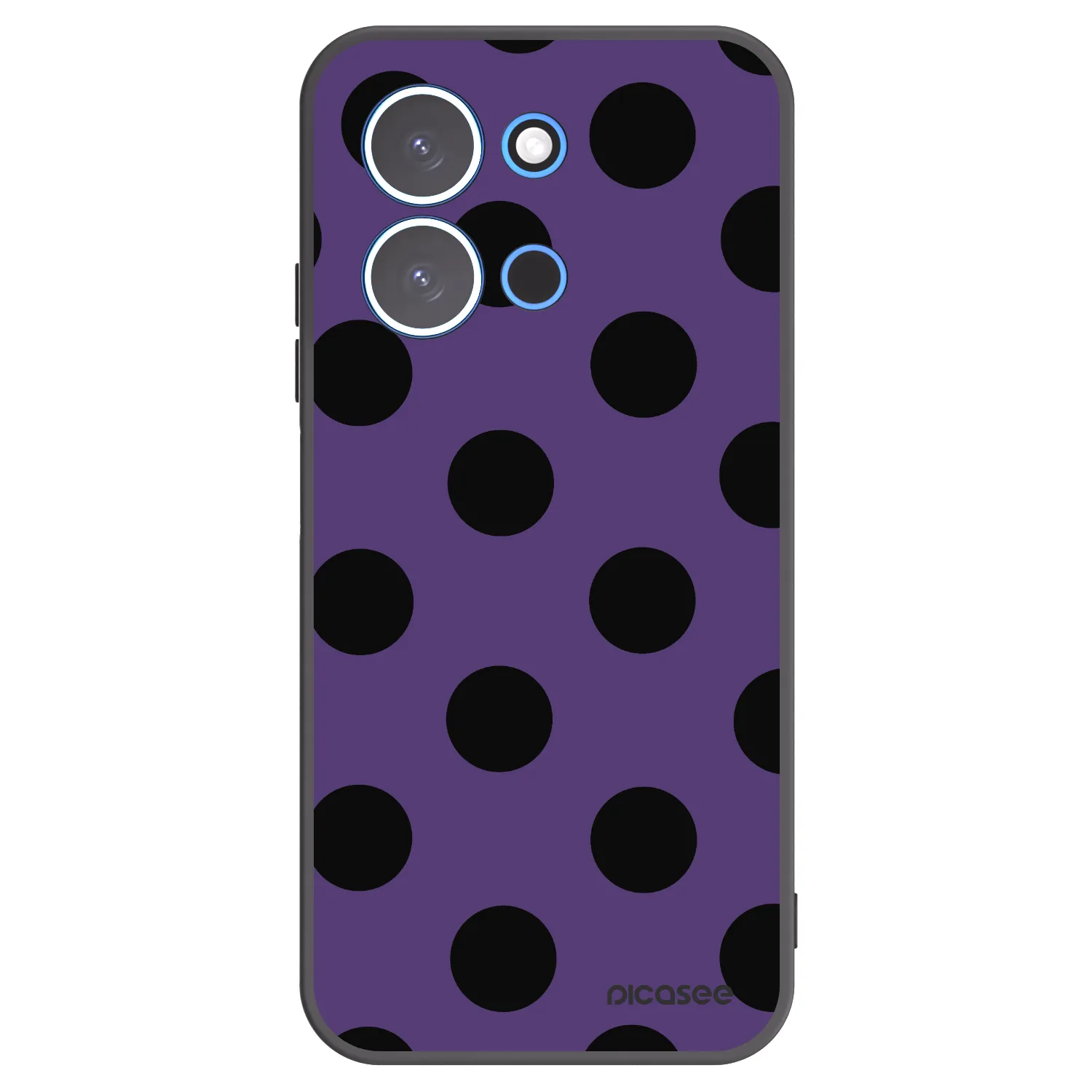 Picasee silikónový čierny obal pre Xiaomi Redmi 15C 4G - Big flickers 2