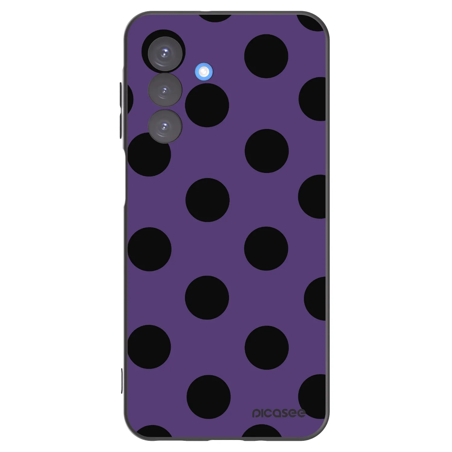 Picasee silikónový čierny obal pre Samsung Galaxy A17 5G - Big flickers 2