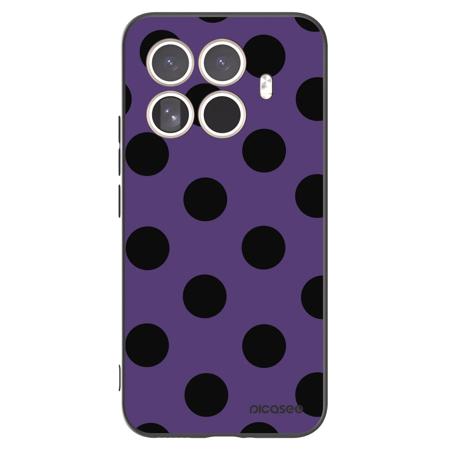 Picasee silikónový čierny obal pre Xiaomi 15T Pro - Big flickers 2