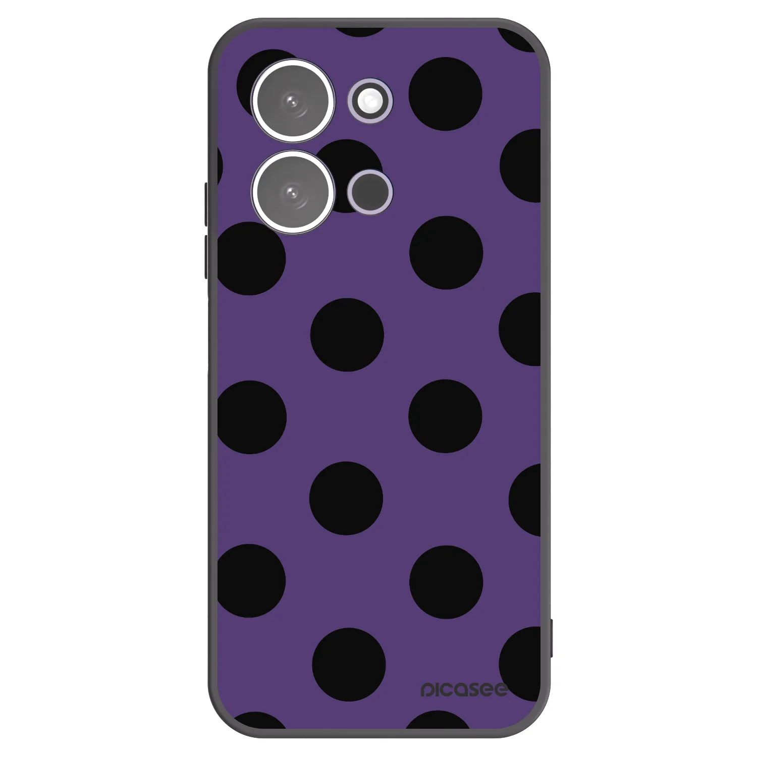 Picasee silikónový čierny obal pre Xiaomi Redmi 15C 5G - Big flickers 2