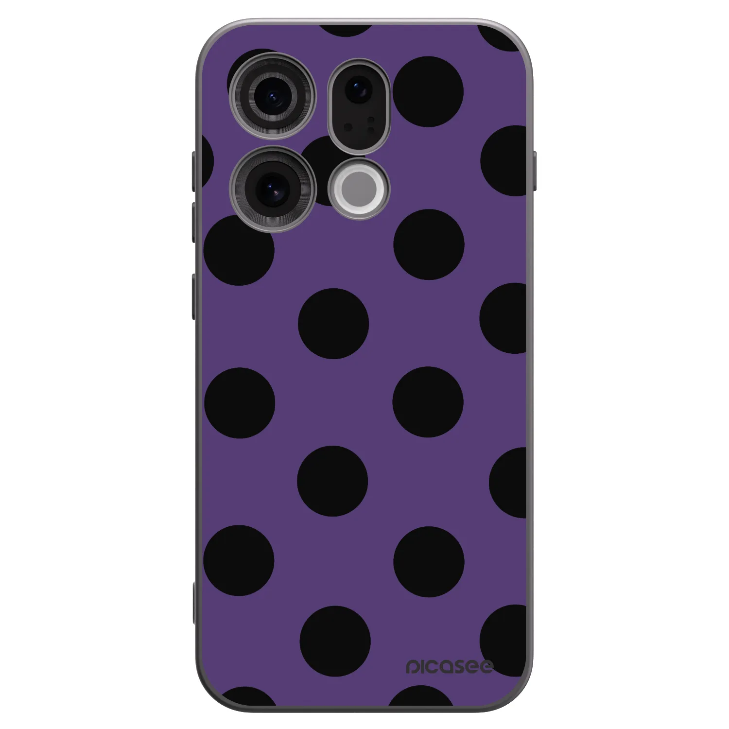 Picasee silikónový čierny obal pre OPPO Find X9 - Big flickers 2