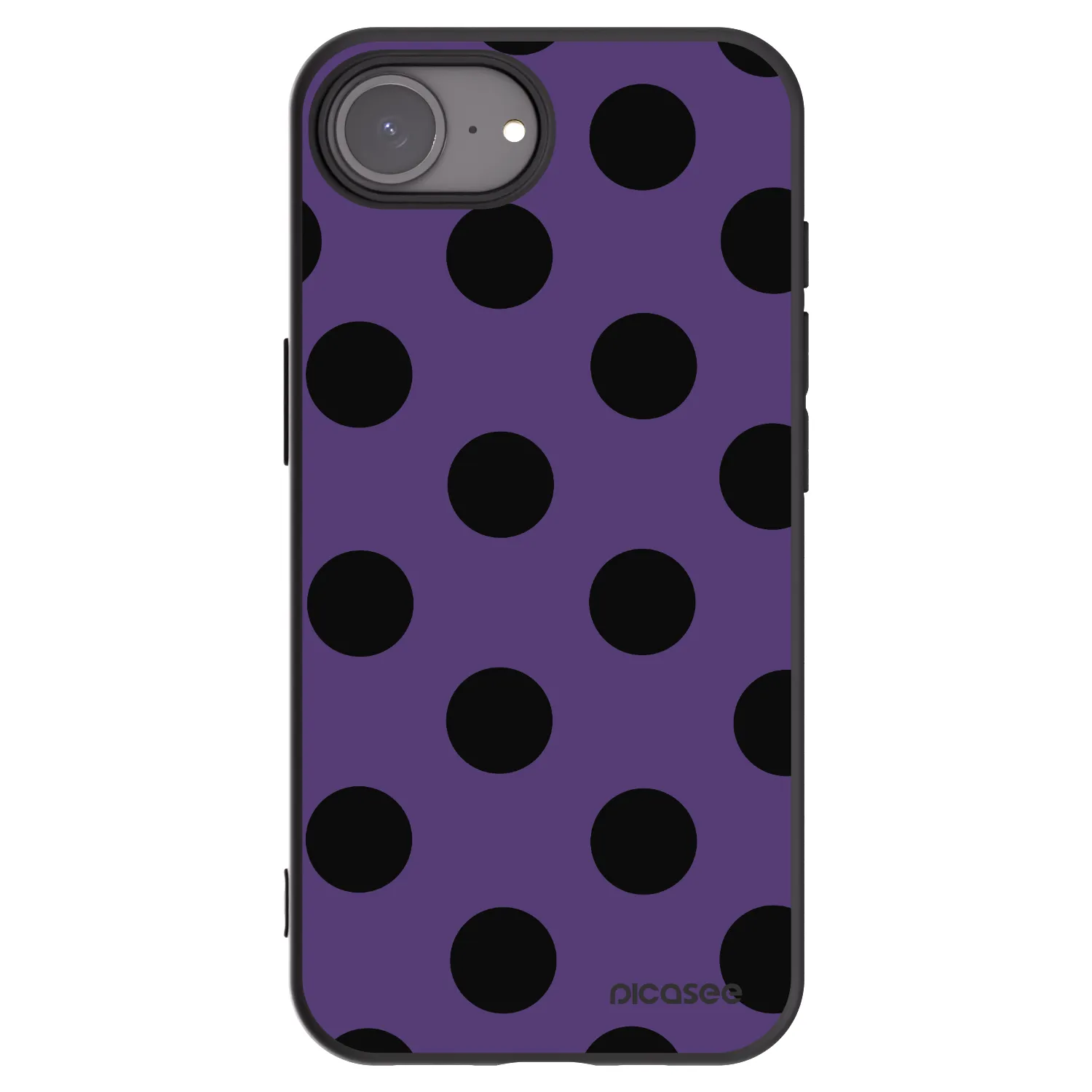 Picasee silikónový čierny obal pre Apple iPhone 17e - Big flickers 2