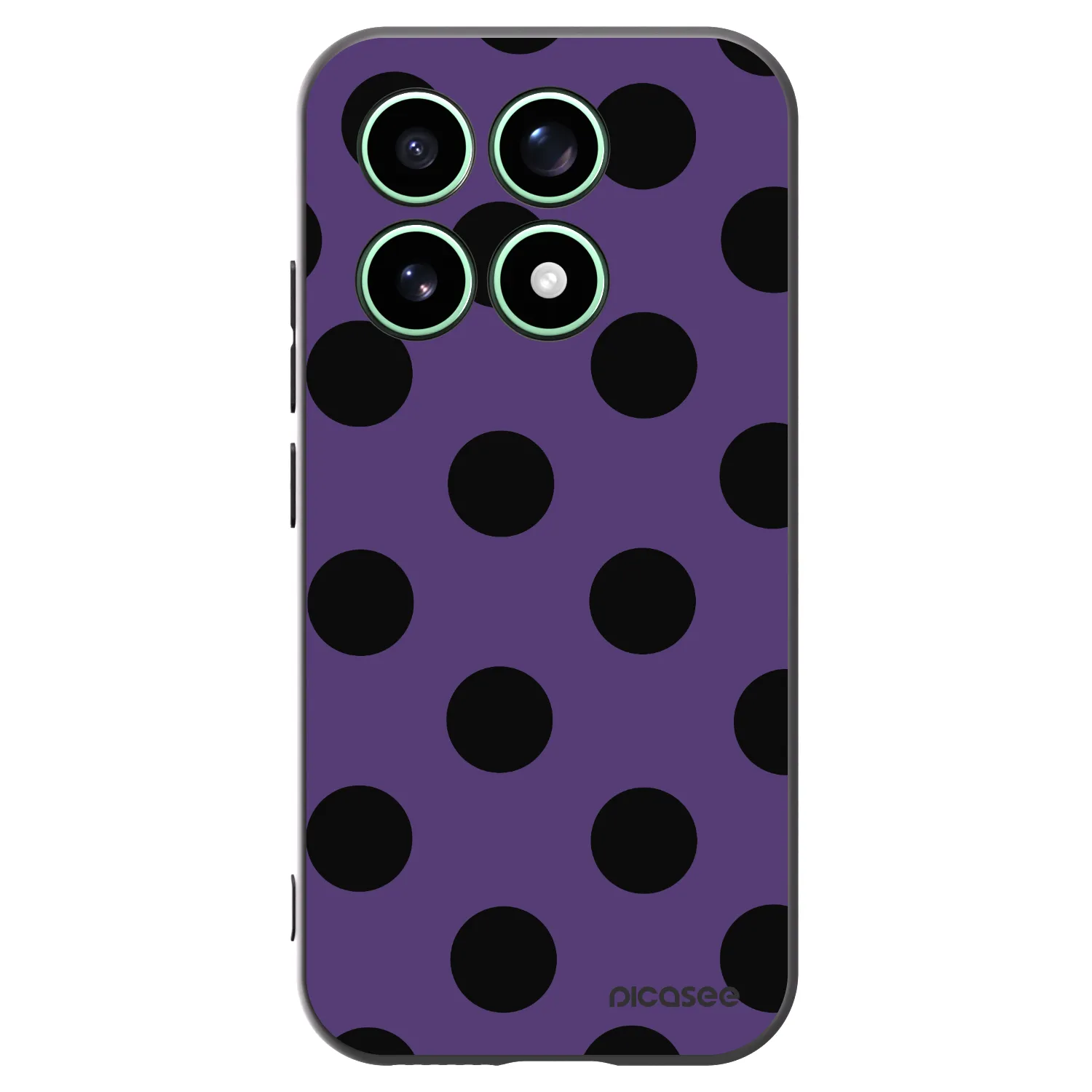 Picasee silikónový čierny obal pre Xiaomi 17 - Big flickers 2