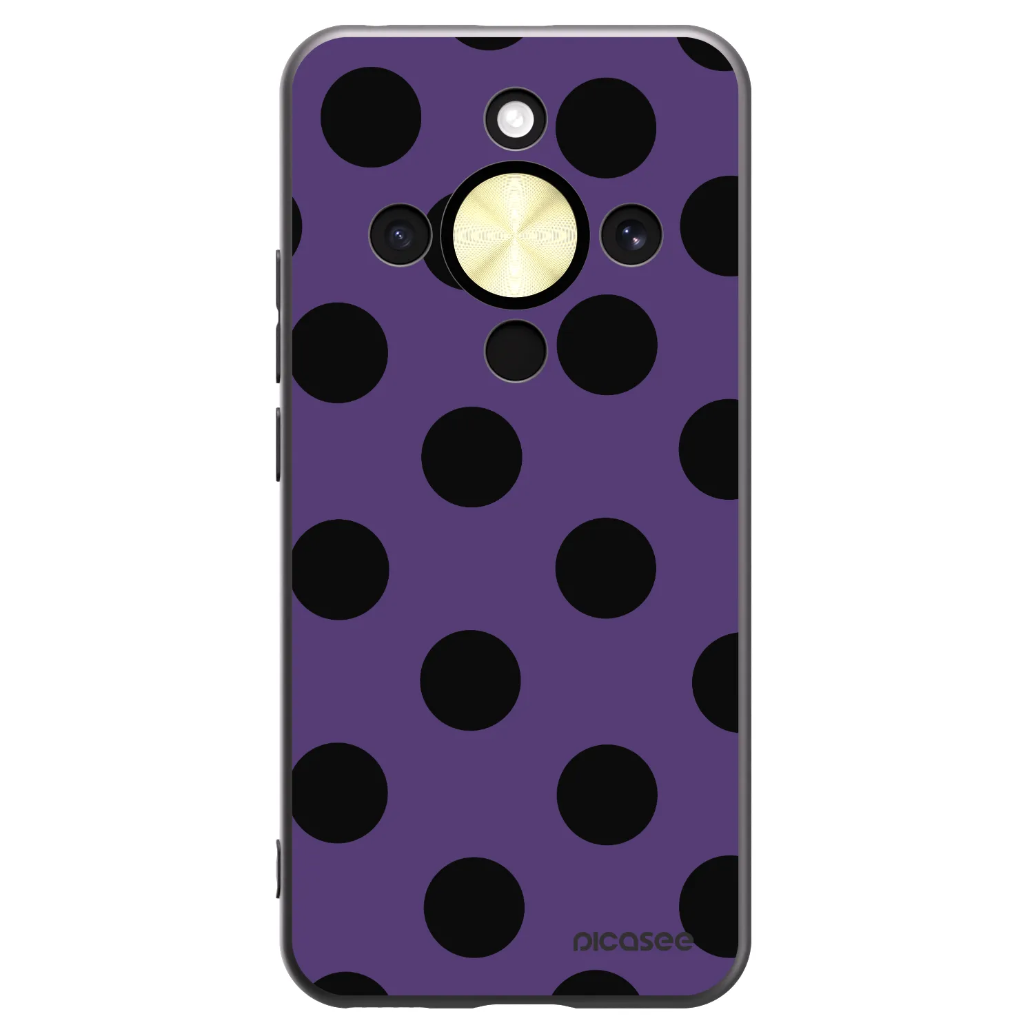 Picasee silikónový čierny obal pre Honor Magic8 Lite 5G - Big flickers 2