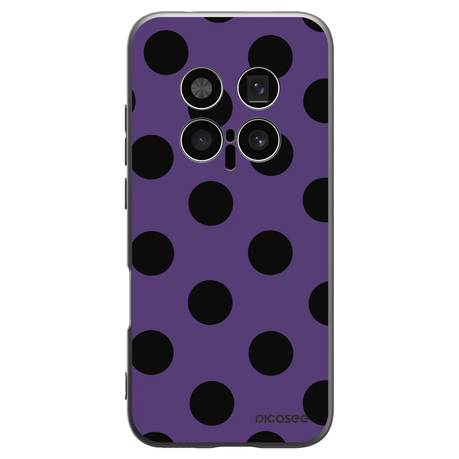Picasee silikónový čierny obal pre Honor Magic8 Pro 5G - Big flickers 2