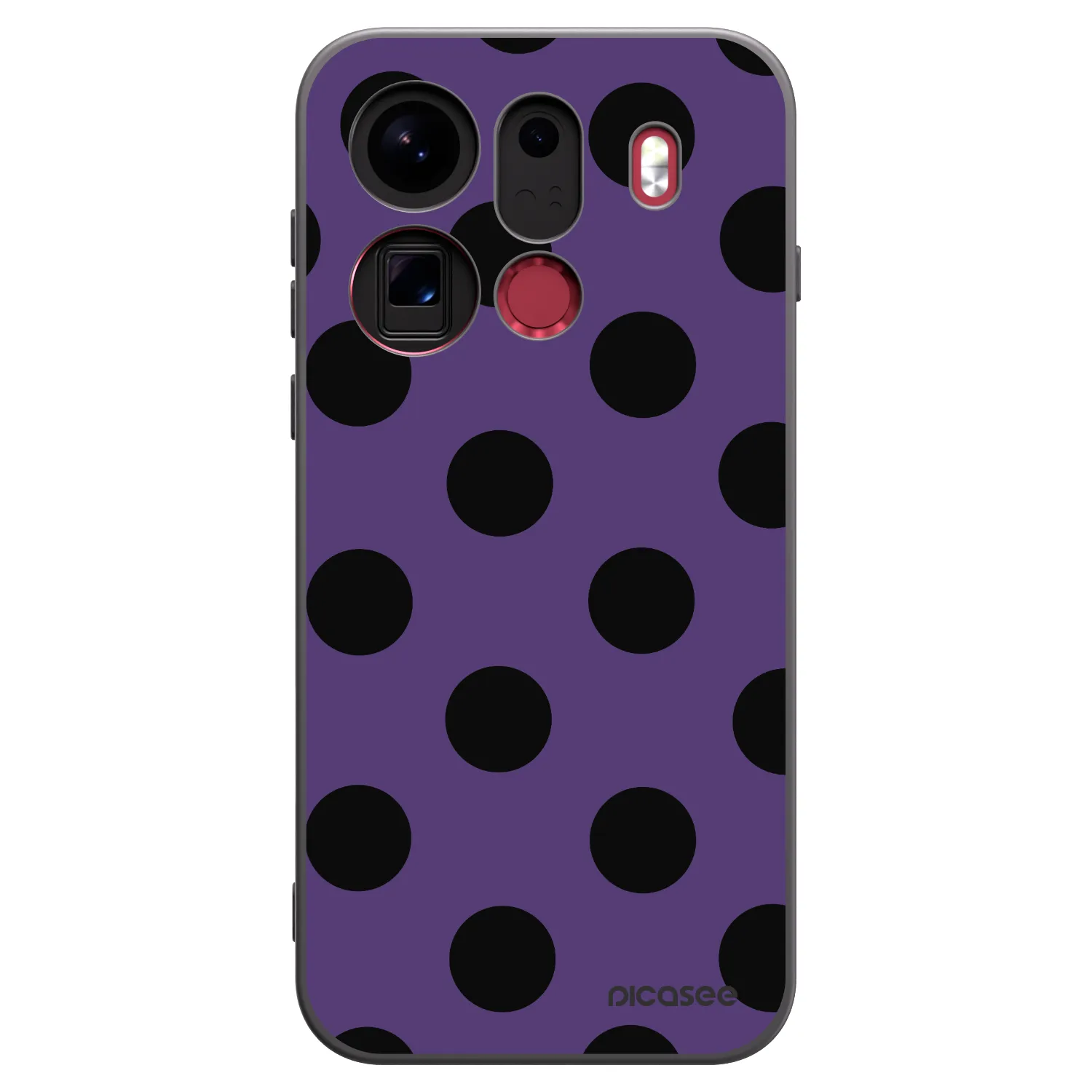 Picasee silikónový čierny obal pre OPPO Find X9 Pro - Big flickers 2