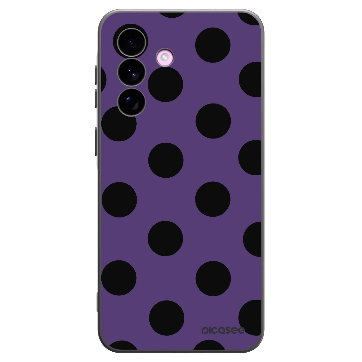 Picasee silikónový čierny obal pre Samsung Galaxy A57 5G - Big flickers 2