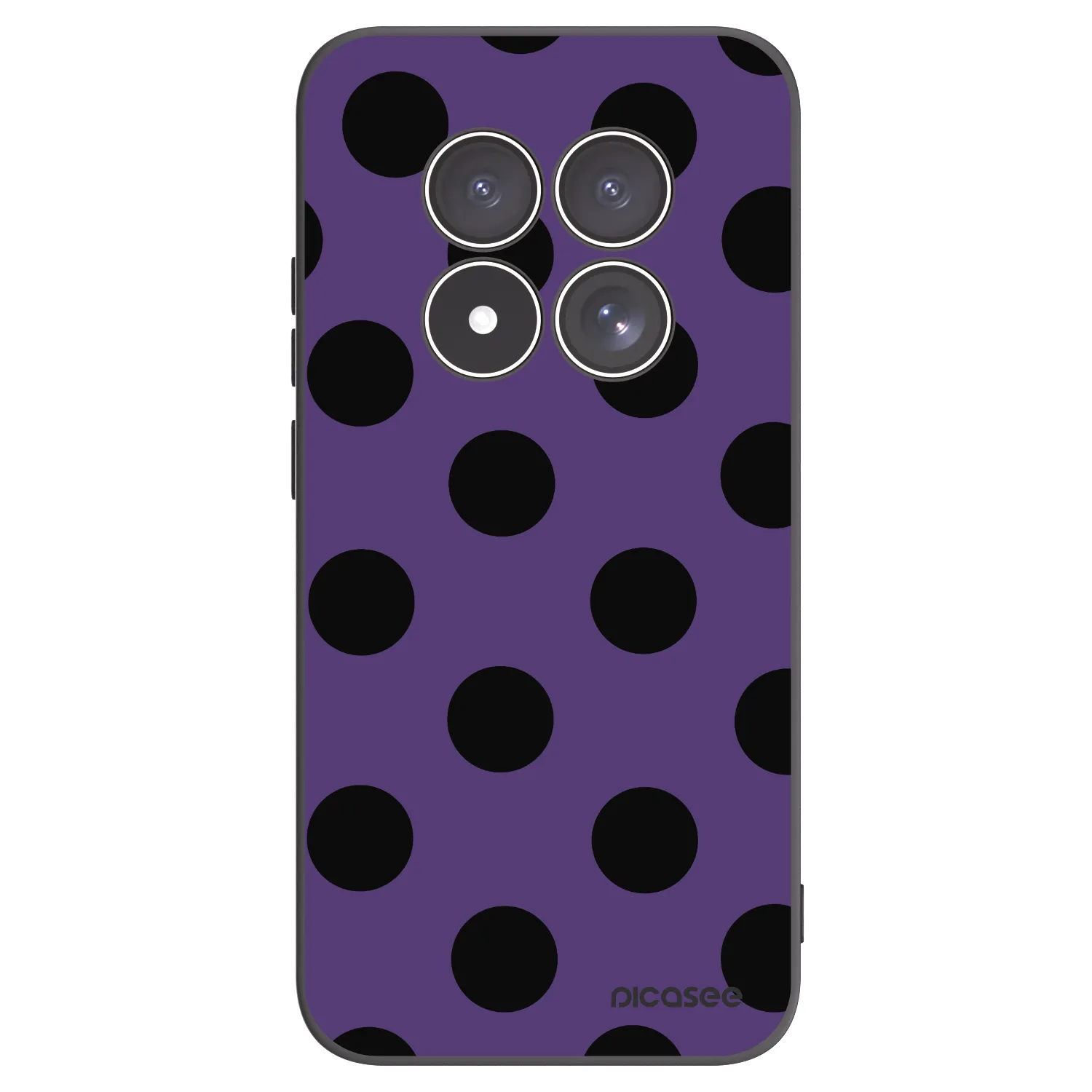 Picasee silikónový čierny obal pre Xiaomi Redmi Note 15 Pro 5G - Big flickers 2