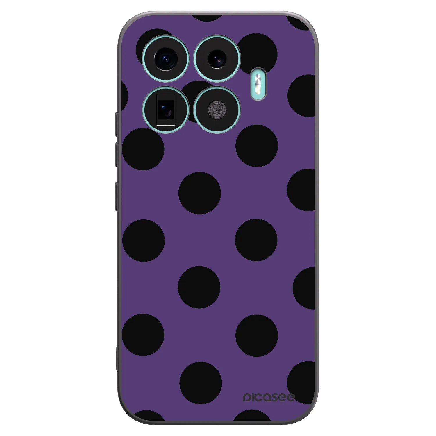 Picasee silikónový čierny obal pre Xiaomi 17T - Big flickers 2