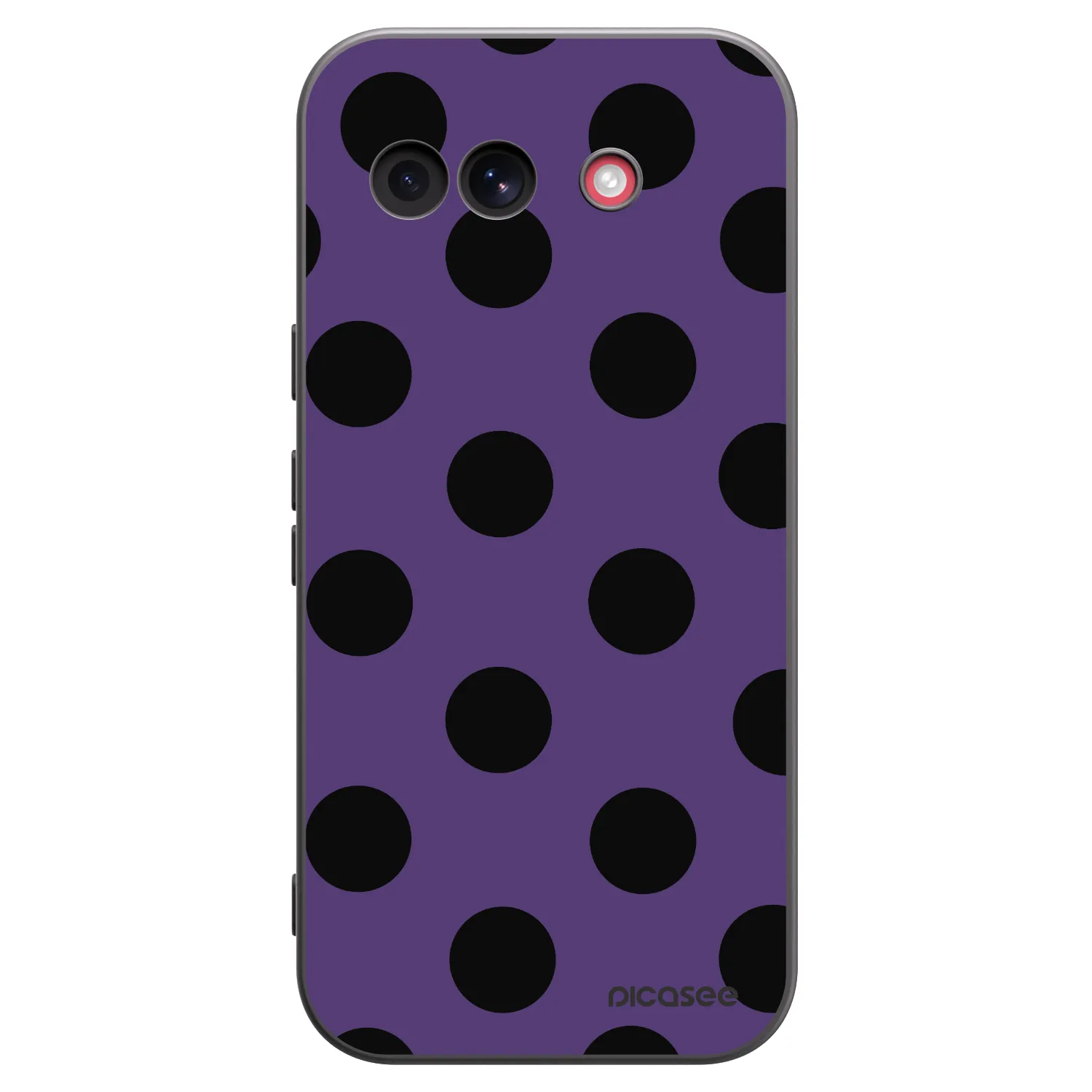 Picasee silikónový čierny obal pre Google Pixel 10a - Big flickers 2