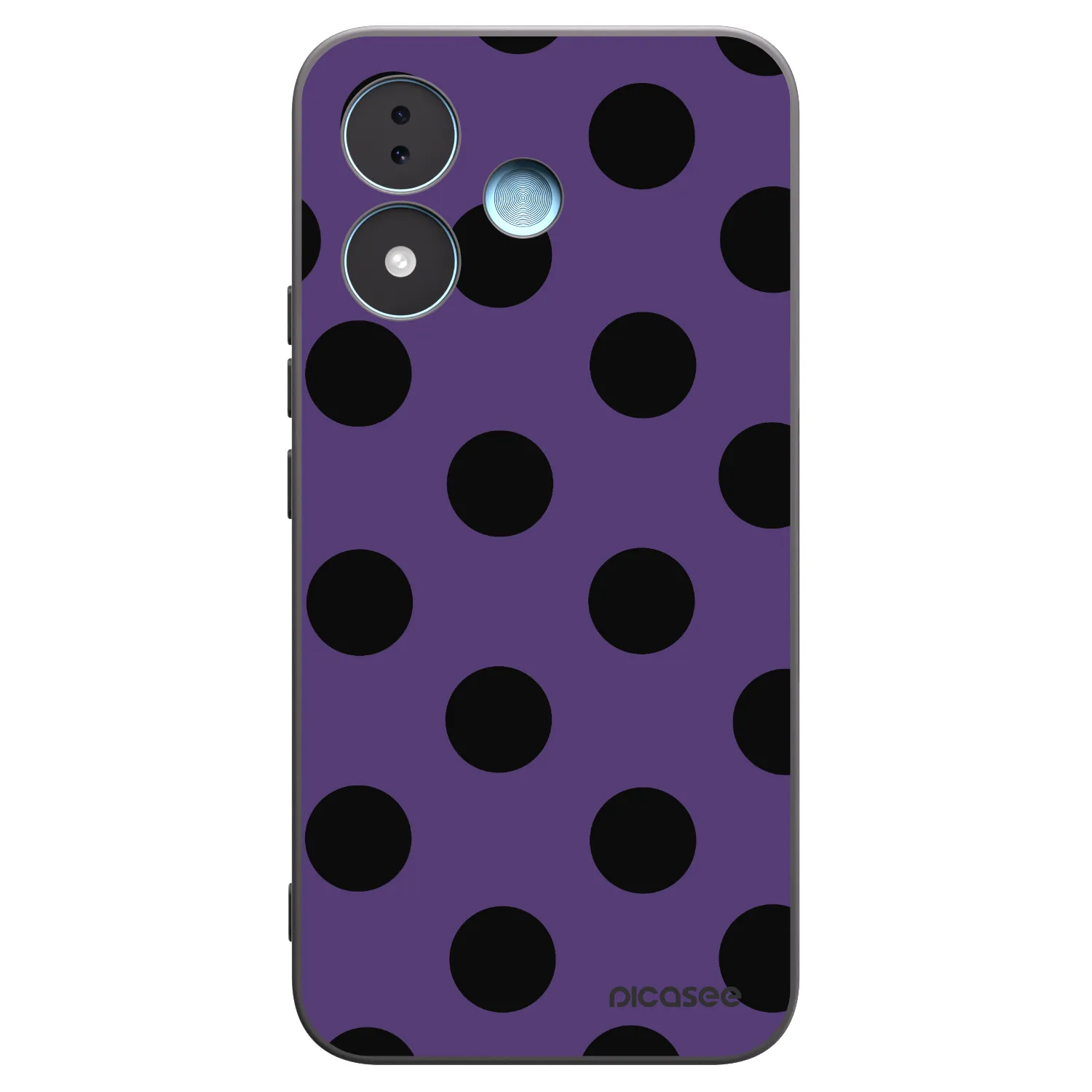 Picasee silikónový čierny obal pre Xiaomi Redmi Note 17 5G - Big flickers 2