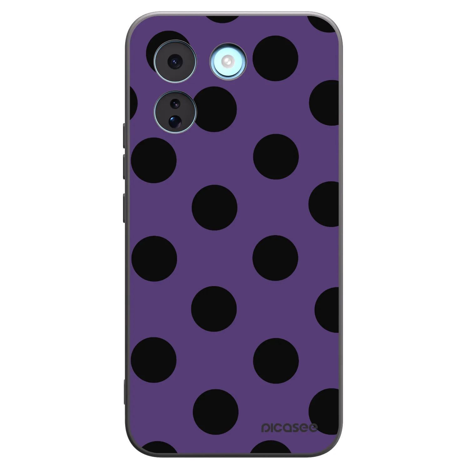 Picasee silikónový čierny obal pre Xiaomi Redmi Note 17 Pro MAX 5G - Big flickers 2