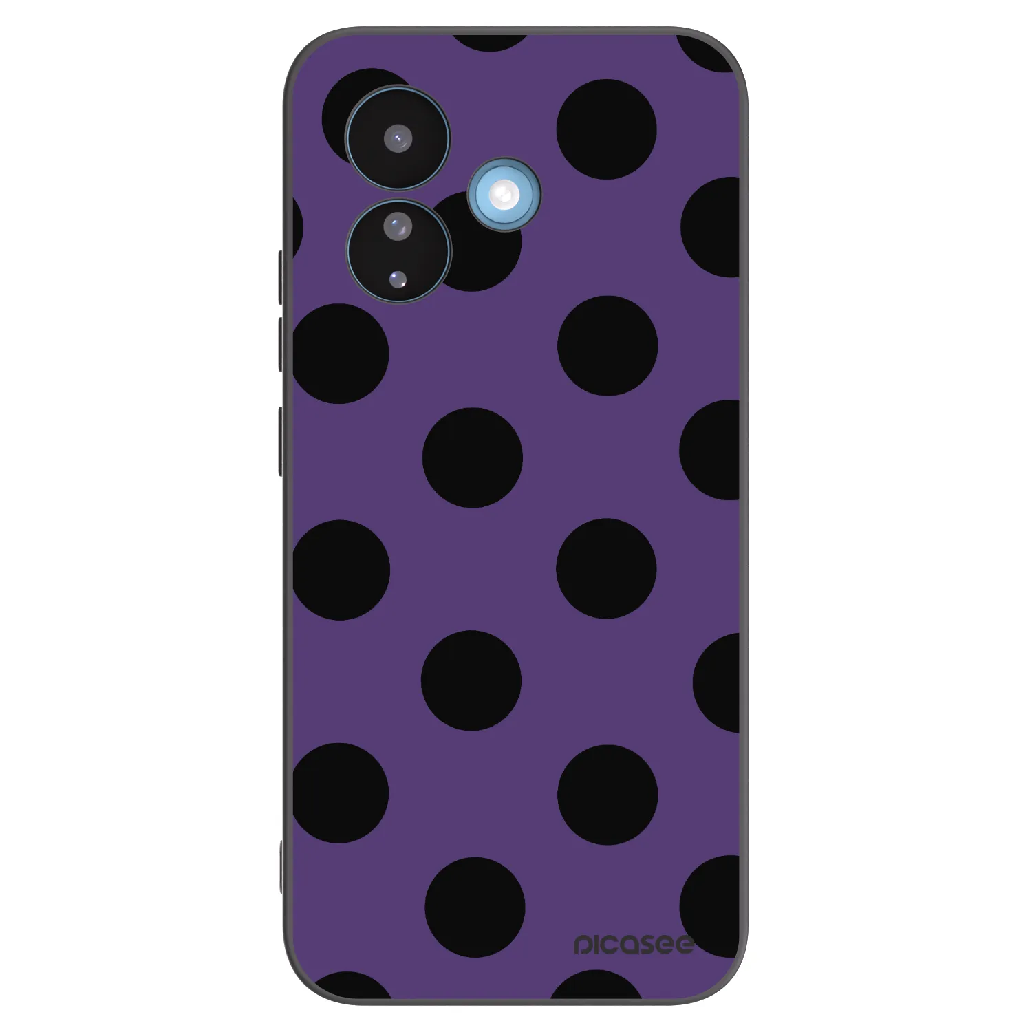 Picasee silikónový čierny obal pre Xiaomi Redmi Note 17 Pro 5G - Big flickers 2
