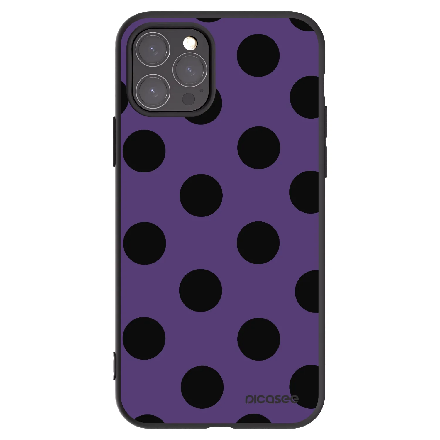 Picasee silikónový čierny obal pre Apple iPhone 11 Pro - Big flickers 2
