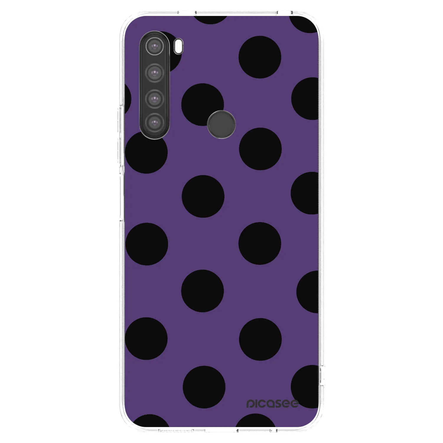 Picasee silikónový prehľadný obal pre Xiaomi Redmi Note 8 - Big flickers 2