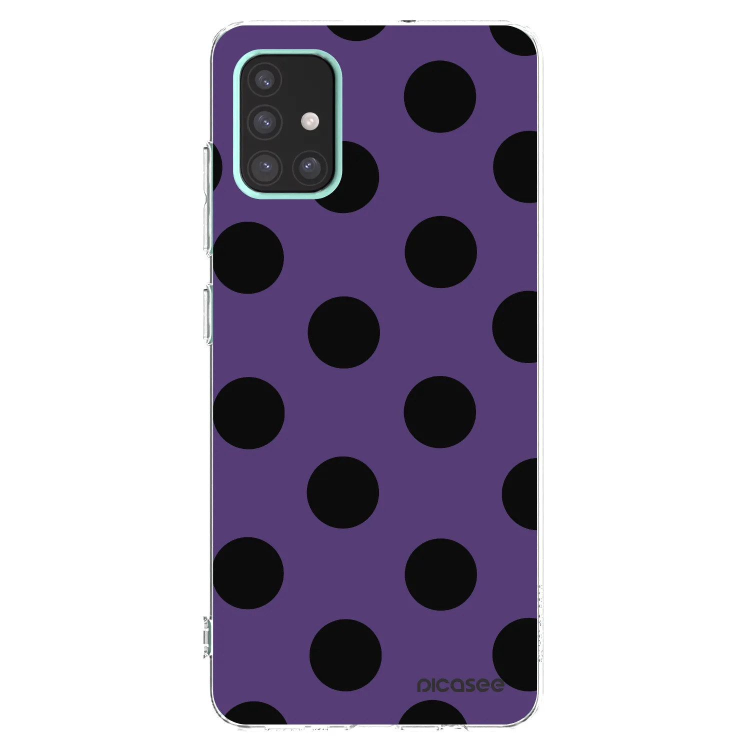 Picasee silikónový prehľadný obal pre Samsung Galaxy A51 A515F - Big flickers 2