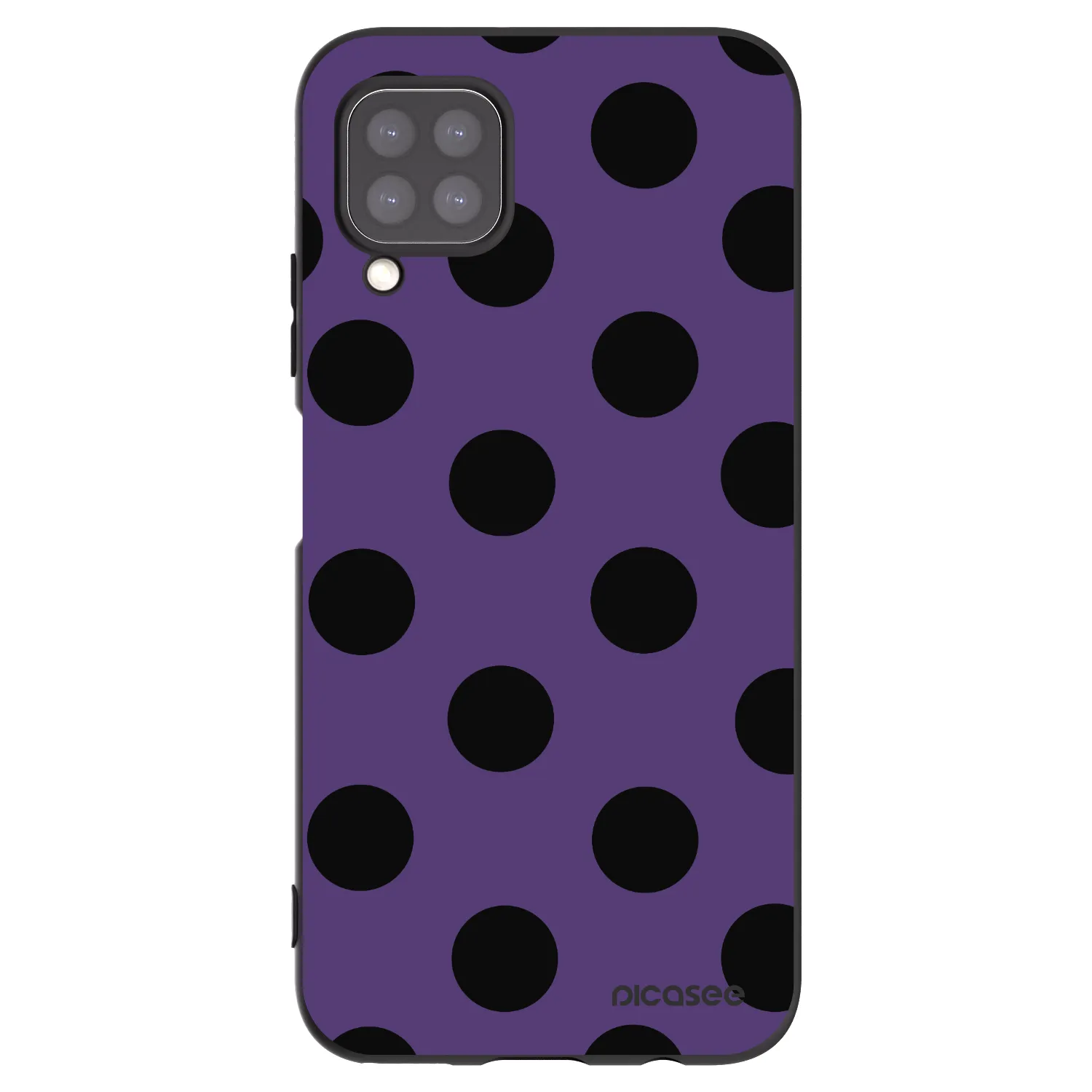 Picasee silikónový čierny obal pre Huawei P40 Lite - Big flickers 2