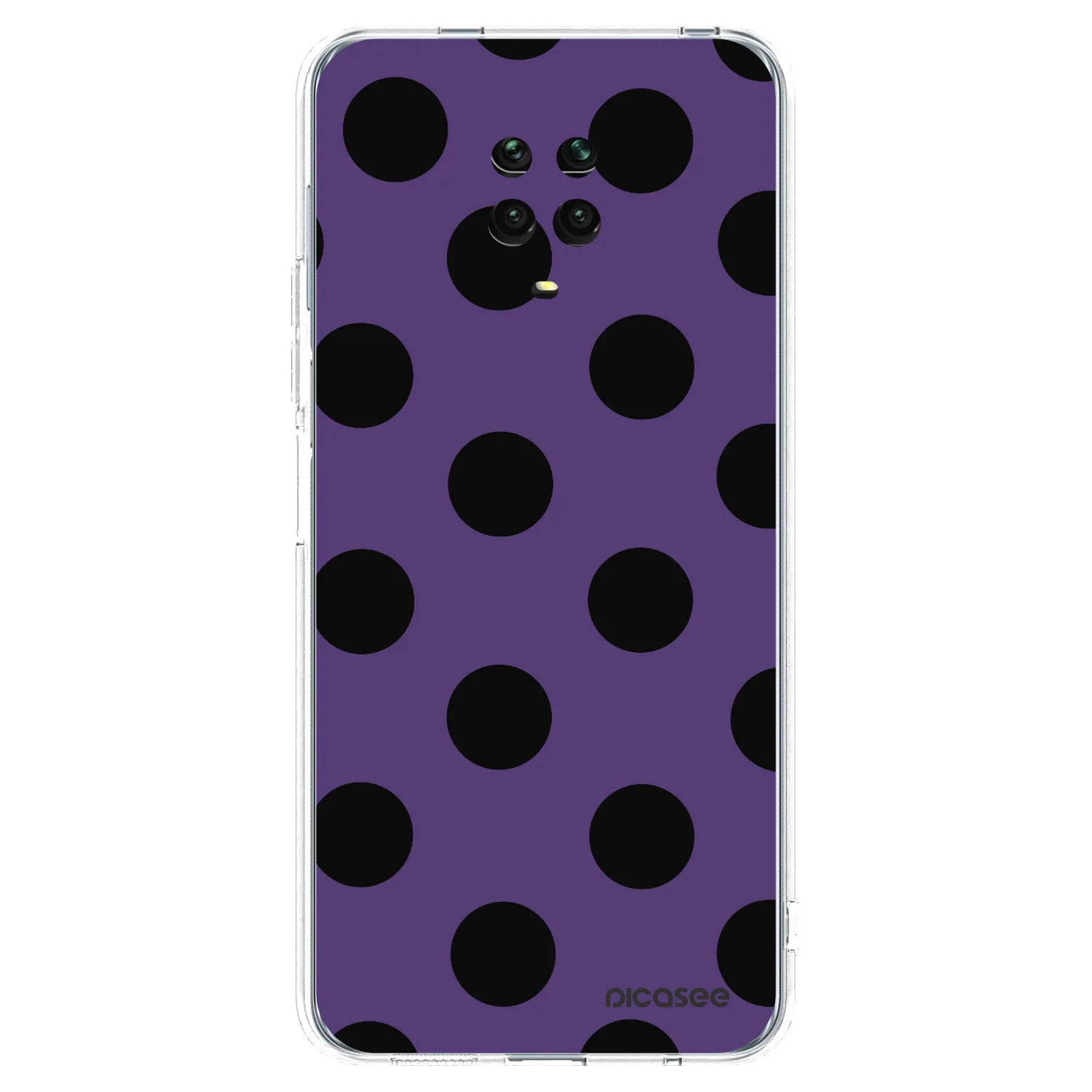 Picasee silikónový prehľadný obal pre Xiaomi Redmi Note 9 Pro - Big flickers 2