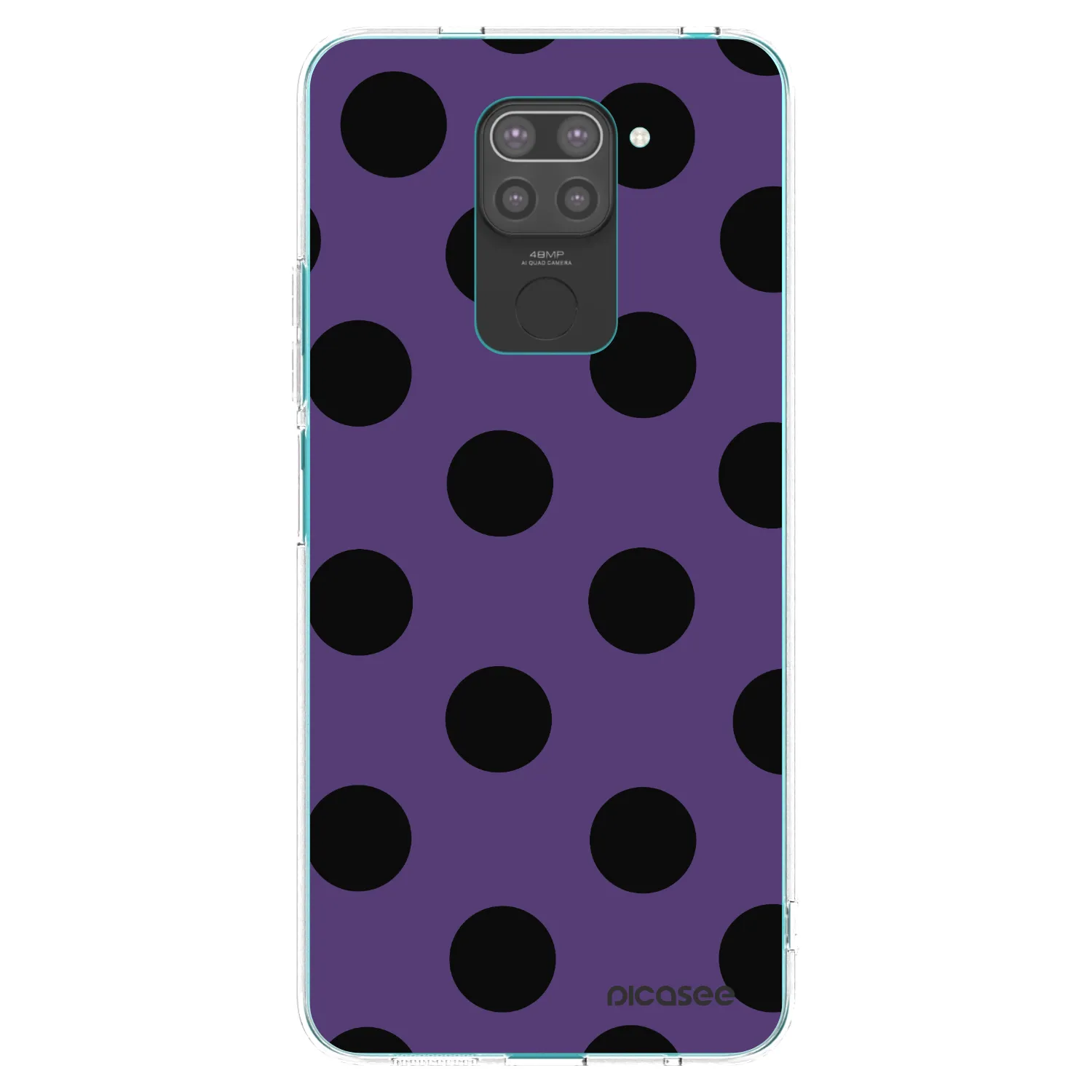 Picasee silikónový čierny obal pre Xiaomi Redmi Note 9 - Big flickers 2