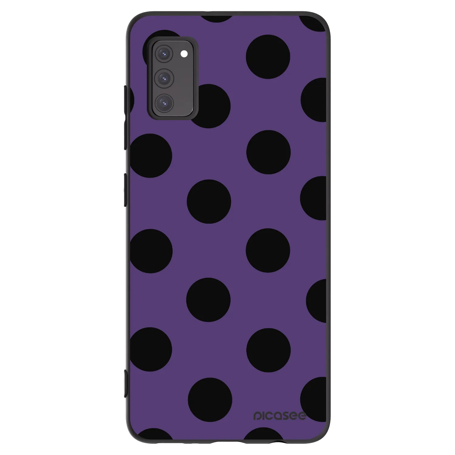 Picasee silikónový čierny obal pre Samsung Galaxy A41 A415F - Big flickers 2