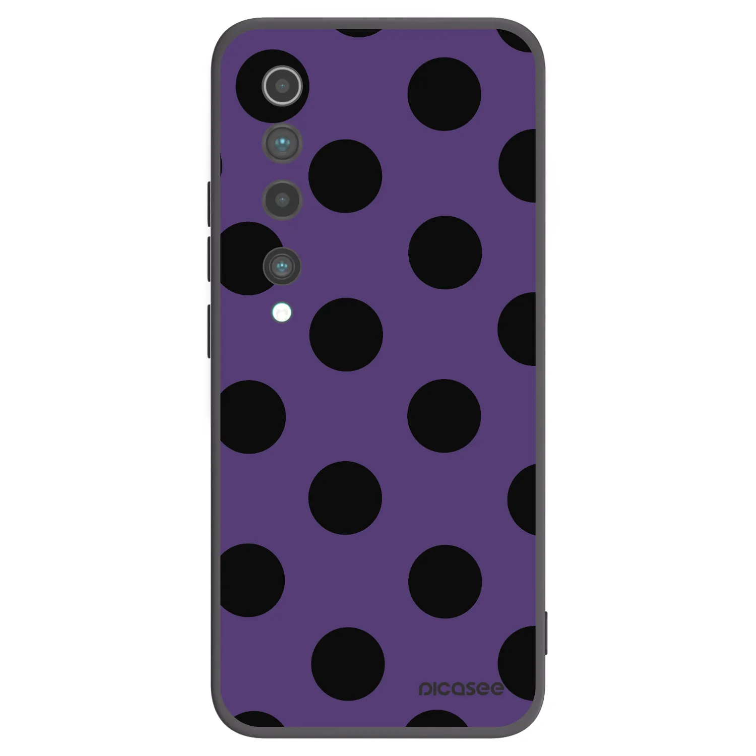 Picasee silikónový čierny obal pre Xiaomi Mi 10 - Big flickers 2