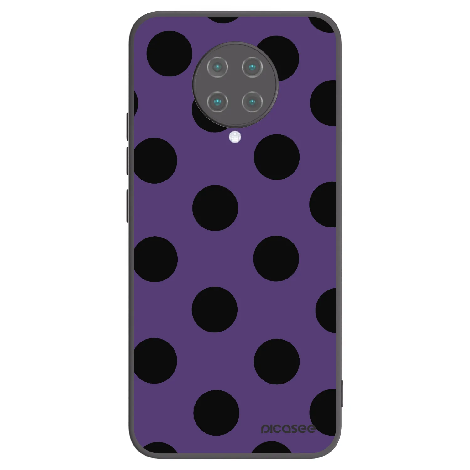 Picasee silikónový čierny obal pre Xiaomi Poco F2 Pro - Big flickers 2