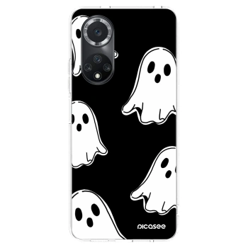 Picasee silikónový prehľadný obal pre Huawei Nova 9 SE - Black ghosts