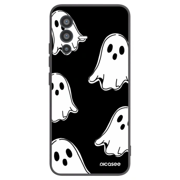 Picasee silikónový čierny obal pre Vivo V23 5G - Black ghosts