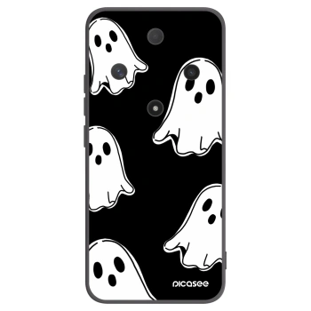 Picasee silikónový čierny obal pre Honor Magic6 Lite 5G - Black ghosts