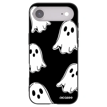 Picasee silikónový čierny obal pre Apple iPhone Air - Black ghosts
