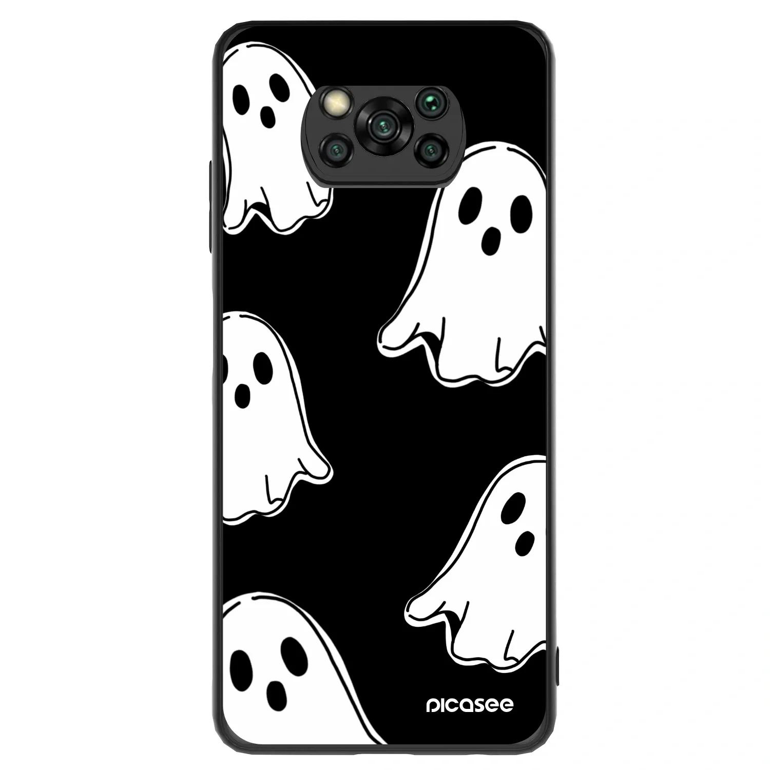 Picasee ULTIMATE CASE pro Xiaomi Poco X3 - Black ghosts