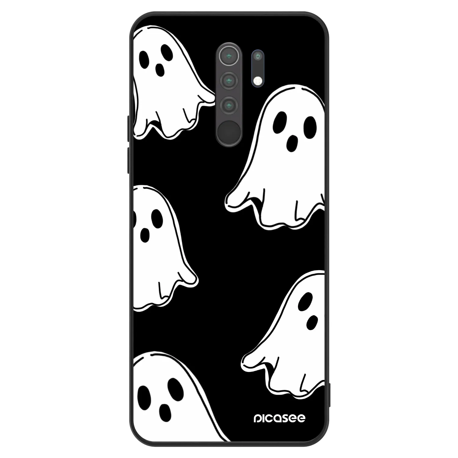 Picasee ULTIMATE CASE pro Xiaomi Redmi 9 - Black ghosts