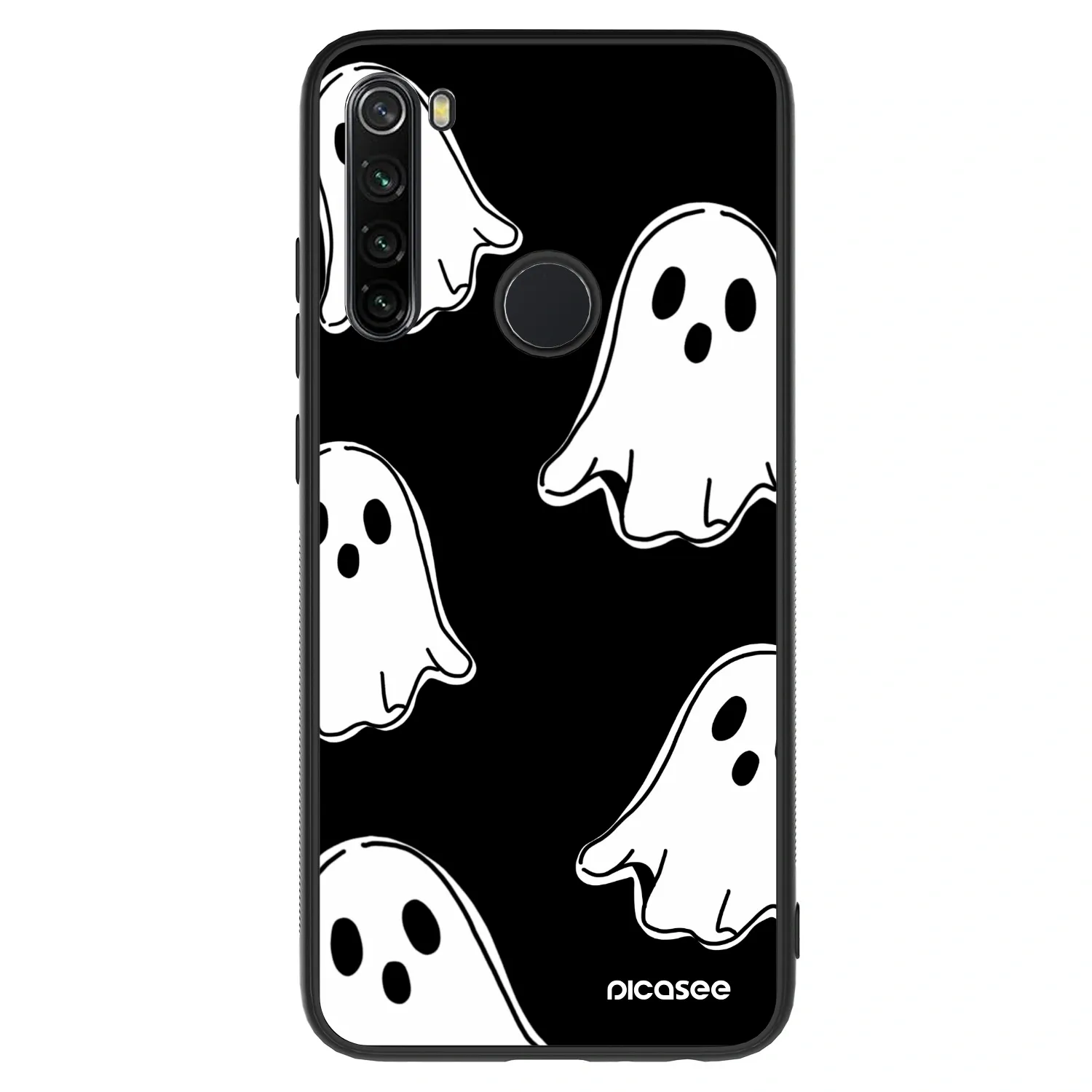 Picasee ULTIMATE CASE pro Xiaomi Redmi Note 8 - Black ghosts